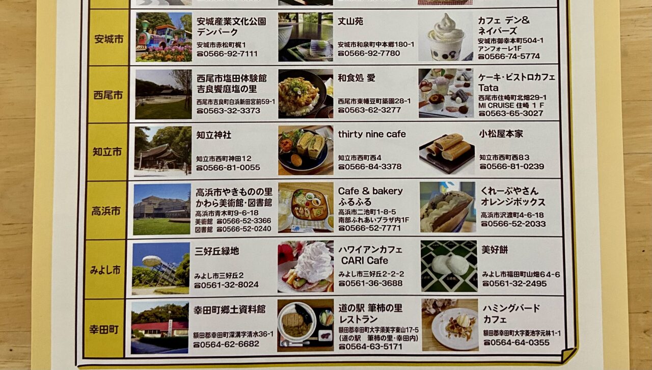 西尾市・幸田町など西三河地域をめぐる「西三河のあそびと食をまるっとスタンプラリー」